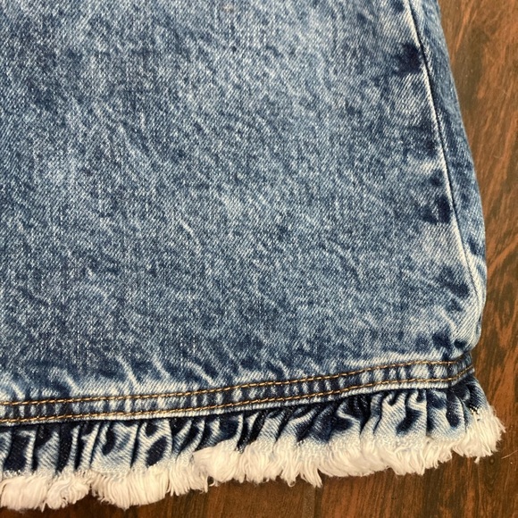 Alessandra Rich Denim High Rise Mini Skirt - Picture 3 of 8